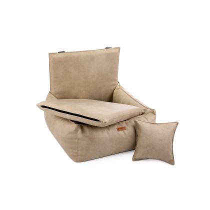 DENZOO Fotelik samochodowy beżowy - BEGARMO BEIGE