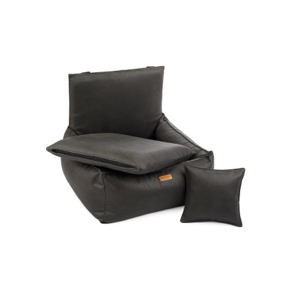 Fotelik samochodowy ciemnoszary - BERGAMO DARK GREY