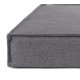 MATERAC dla psa i kota ortopedyczny ciemnoszary- ROMA DARK GREY