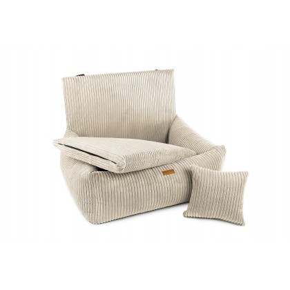 Fotelik samochodowy beżowy - MILANO BEIGE