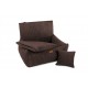 Dog car seat size BROWN