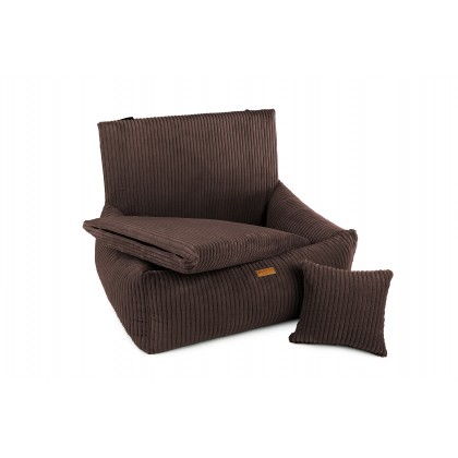 Dog car seat size BROWN