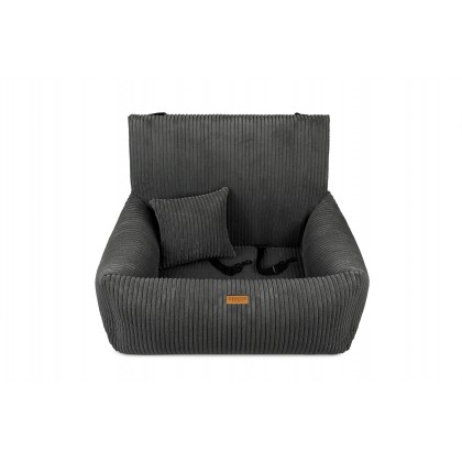 Fotelik samochodowy ciemnoszary - MILANO DARK GREY